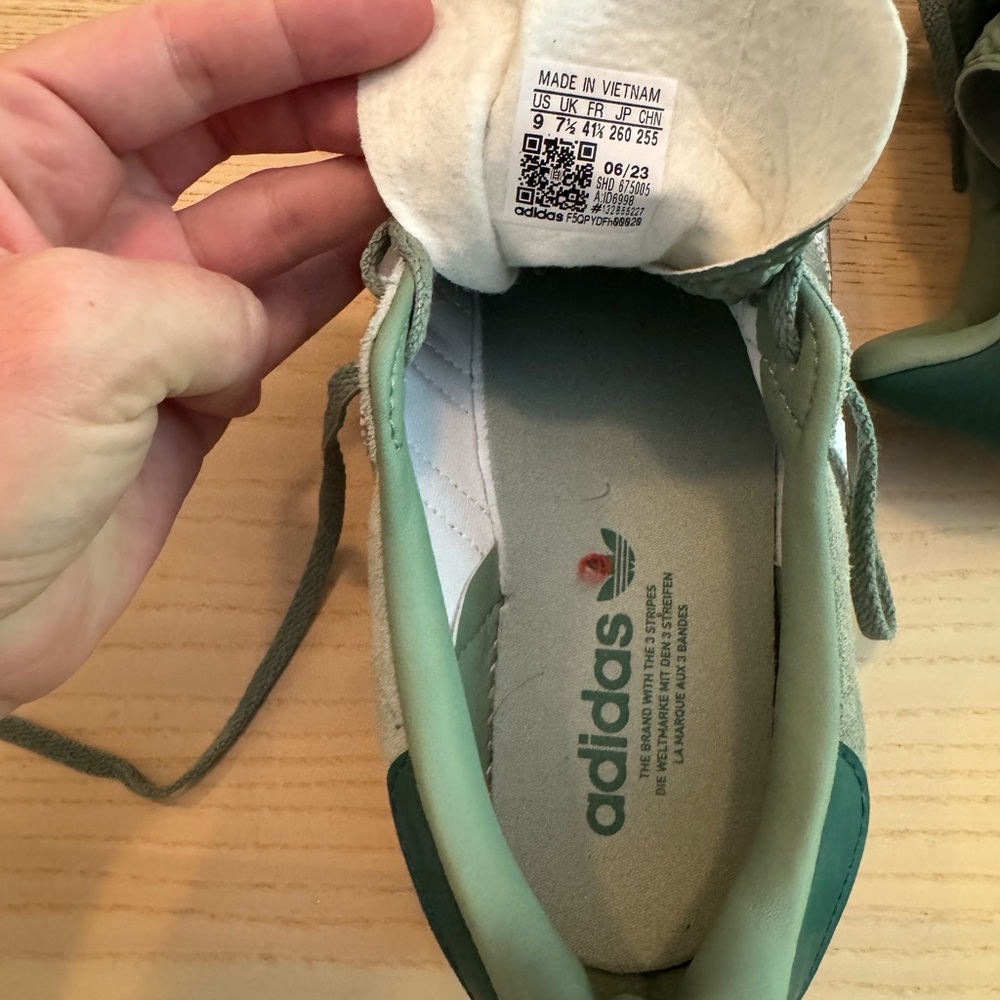 Gazelle Bold "Silver Green Gum" sneakers